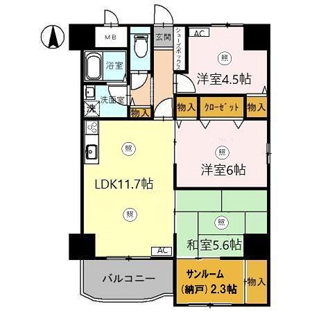 同じ建物の物件間取り写真 - ID:218000561164