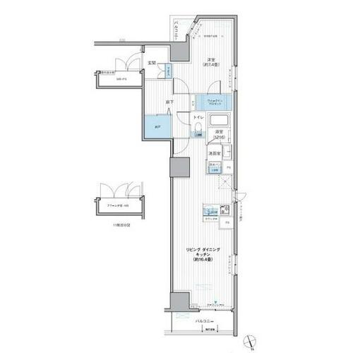 同じ建物の物件間取り写真 - ID:213100243516