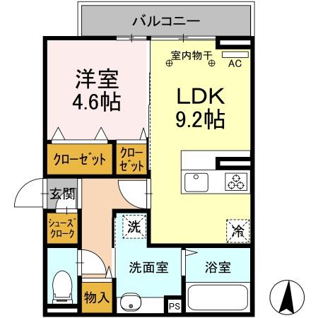 同じ建物の物件間取り写真 - ID:210002708288