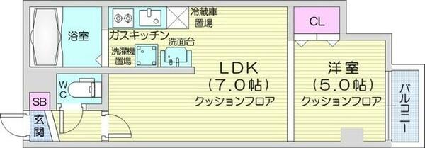 北海道札幌市中央区南四条西１１丁目(賃貸マンション1DK・9階・30.30㎡)の写真 その2