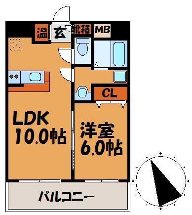 ラ・ペール・モリ 1103｜福岡県福岡市中央区清川１丁目(賃貸マンション1LDK・9階・38.41㎡)の写真 その2