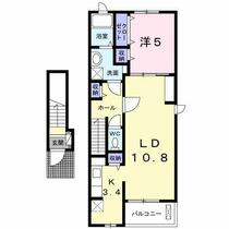 埼玉県川口市戸塚鋏町（賃貸アパート1LDK・2階・49.97㎡） その2