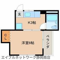 静岡県静岡市駿河区馬渕２丁目（賃貸マンション1K・3階・18.71㎡） その2