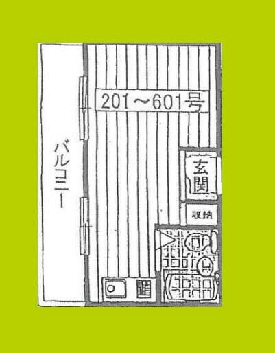 ケティ淡路｜大阪府大阪市東淀川区淡路４丁目(賃貸マンション1R・6階・17.00㎡)の写真 その2