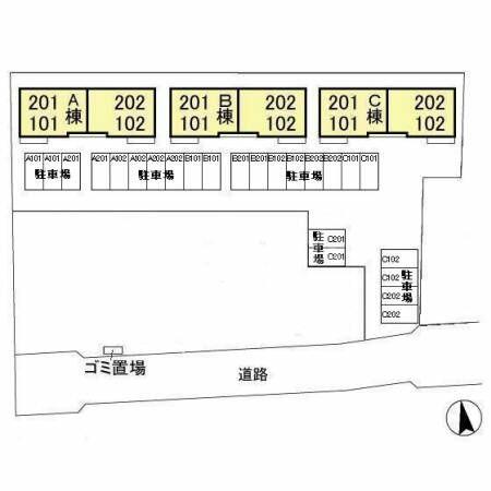 サフィニア　Ａ｜茨城県水戸市千波町(賃貸アパート2LDK・2階・62.84㎡)の写真 その16