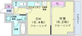 北海道札幌市中央区北十二条西１６丁目（賃貸マンション1DK・4階・30.00㎡） その2