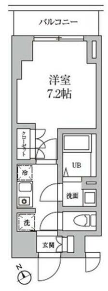 レジディア日本橋馬喰町２ 303｜東京都中央区日本橋馬喰町２丁目(賃貸マンション1K・3階・25.00㎡)の写真 その2