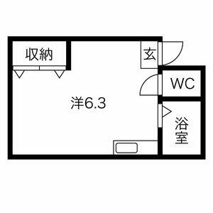 マスタリーハイツ 406｜佐賀県佐賀市日の出１丁目(賃貸マンション1R・4階・14.40㎡)の写真 その2