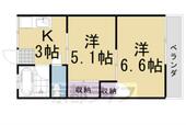 京都市西京区樫原下ノ町 2階建 築47年のイメージ