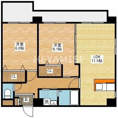 同じ建物の物件間取り写真 - ID:242001464461