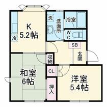 メゾン・ド・アルブル  ｜ 千葉県習志野市谷津５丁目（賃貸アパート2K・1階・41.61㎡） その2