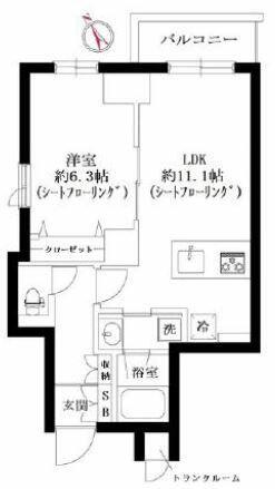 同じ建物の物件間取り写真 - ID:213105231850