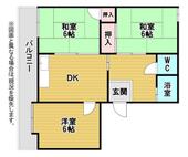 北九州市小倉南区志井６丁目 2階建 築34年のイメージ