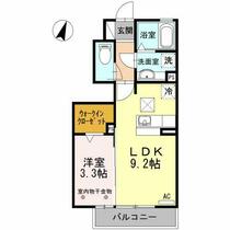 岐阜県岐阜市此花町５丁目（賃貸アパート1LDK・1階・33.19㎡） その2