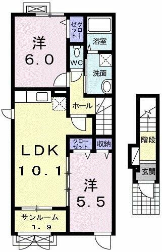 同じ建物の物件間取り写真 - ID:218000544537