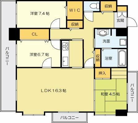 同じ建物の物件間取り写真 - ID:240027619564