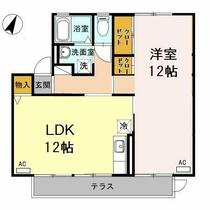 愛知県豊橋市向山東町（賃貸アパート1LDK・1階・53.59㎡） その2