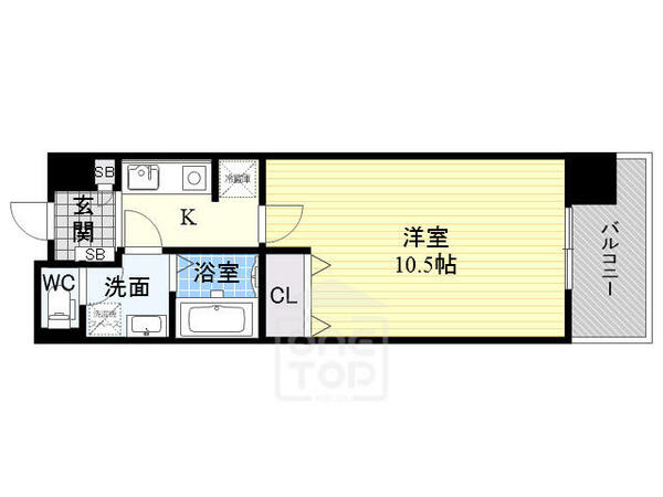 大阪府大阪市都島区片町２丁目(賃貸マンション1K・2階・30.96㎡)の写真 その2