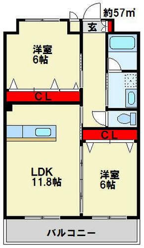 同じ建物の物件間取り写真 - ID:240027865653