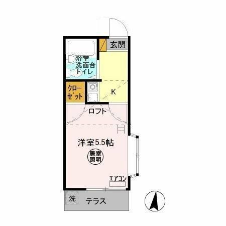マルヤスハウス 101｜千葉県柏市篠籠田(賃貸アパート1K・1階・16.00㎡)の写真 その2