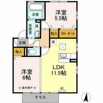 山梨県南アルプス市小笠原（賃貸アパート2LDK・2階・53.76㎡） その2