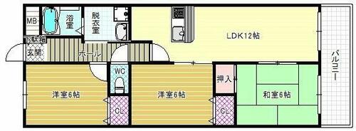 同じ建物の物件間取り写真 - ID:227079053334