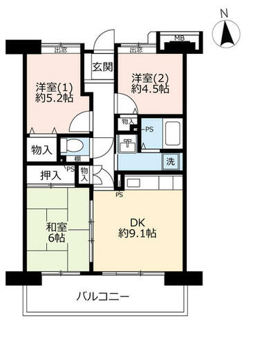 同じ建物の物件間取り写真 - ID:223032443912