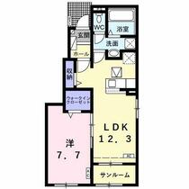 岐阜県大垣市大井４丁目（賃貸アパート1LDK・1階・50.14㎡） その2