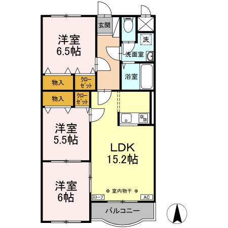 同じ建物の物件間取り写真 - ID:202003241505