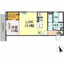 三重県四日市市伊倉２丁目（賃貸アパート1LDK・1階・41.46㎡） その1