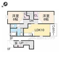 兵庫県丹波市春日町黒井（賃貸アパート2LDK・1階・57.22㎡） その2