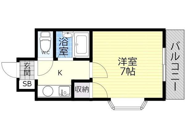 第３国本エレガンス新大阪｜大阪府大阪市東淀川区東中島５丁目(賃貸マンション1K・3階・18.00㎡)の写真 その2