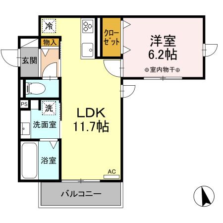 同じ建物の物件間取り写真 - ID:221010543584