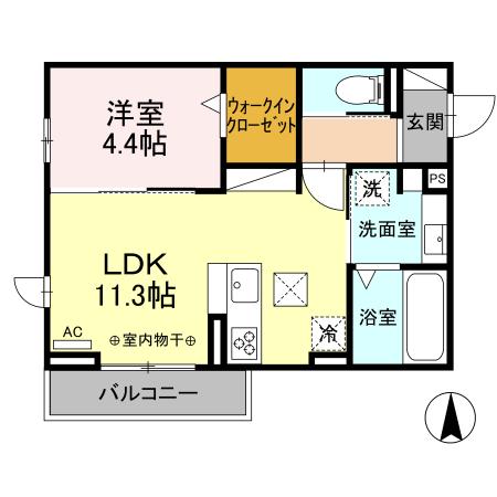 同じ建物の物件間取り写真 - ID:221010350862