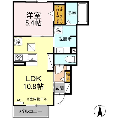 同じ建物の物件間取り写真 - ID:221010350856