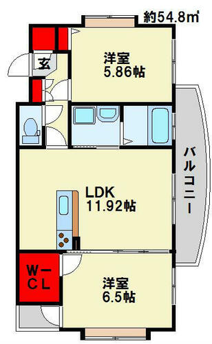 同じ建物の物件間取り写真 - ID:240027961358