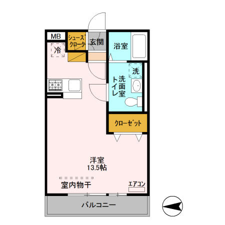 ＢｉＺ　ＳＴＡＹ宇都宮 201｜栃木県宇都宮市南大通り１丁目(賃貸アパート1R・2階・33.61㎡)の写真 その1