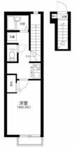 東京都中野区野方３丁目（賃貸アパート1K・2階・24.80㎡） その2