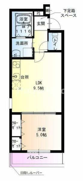 フジパレス吹屋町ＥＡＳＴ 302｜和歌山県和歌山市吹屋町５丁目(賃貸アパート1LDK・3階・35.50㎡)の写真 その2