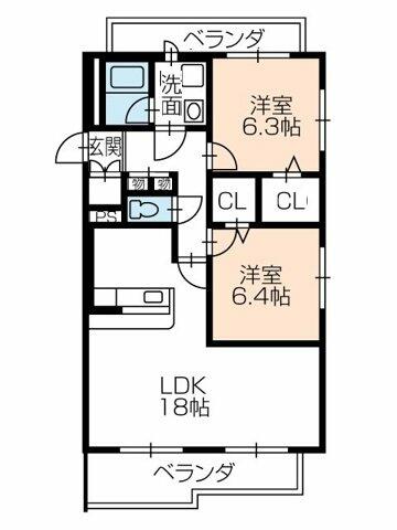 同じ建物の物件間取り写真 - ID:223032235593