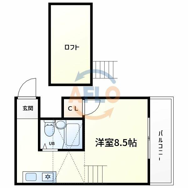 エフィーネ西田辺｜大阪府大阪市阿倍野区阪南町５丁目(賃貸マンション1R・4階・20.00㎡)の写真 その2