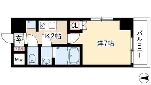 同じ建物の物件間取り写真 - ID:223032285319