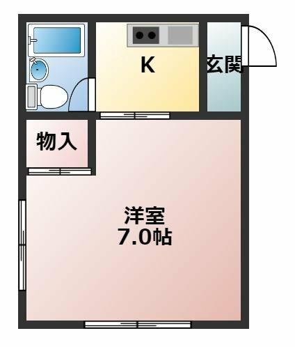 同じ建物の物件間取り写真 - ID:211046393883