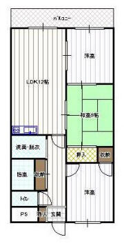 プラウクリエイト 505｜大阪府寝屋川市池田新町(賃貸マンション3LDK・5階・67.00㎡)の写真 その2