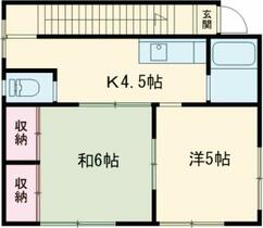 東京都葛飾区小菅３丁目（賃貸アパート2K・2階・42.50㎡） その2