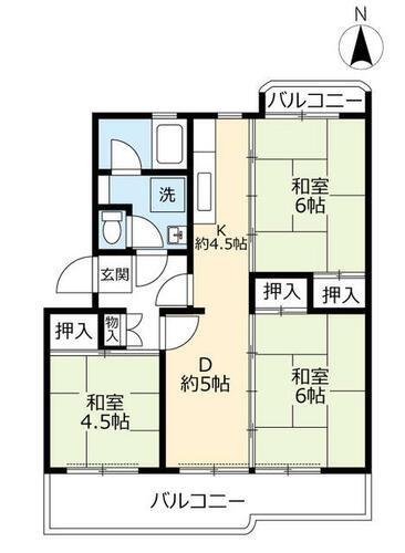 同じ建物の物件間取り写真 - ID:223030774988