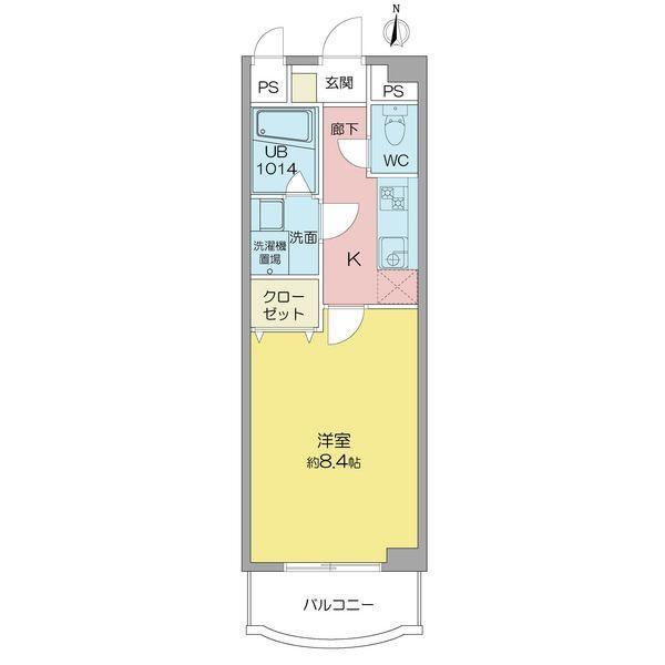 愛知県常滑市末広町２丁目(賃貸マンション1K・1階・27.30㎡)の写真 その2