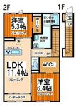 調布市緑ケ丘２丁目 2階建 築7年のイメージ