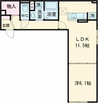 グラナーデ谷原  ｜ 東京都練馬区谷原２丁目（賃貸アパート1LDK・1階・44.15㎡） その2