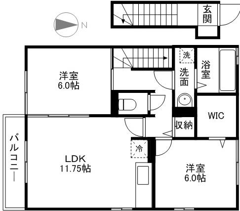 同じ建物の物件間取り写真 - ID:238006970606